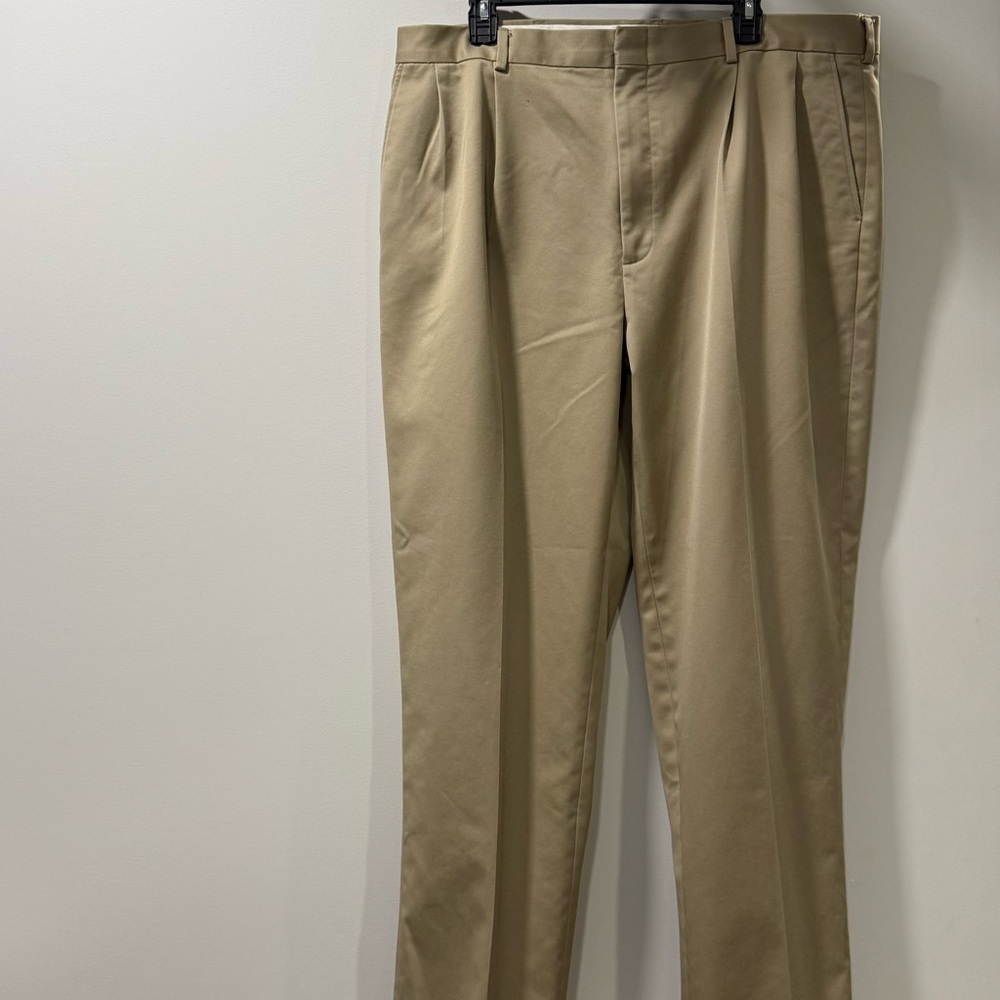 Lands' End Men's Tan Chinos 38 Khakis